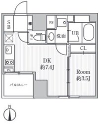 CAVANA+　SHINTOMICHOの物件間取画像